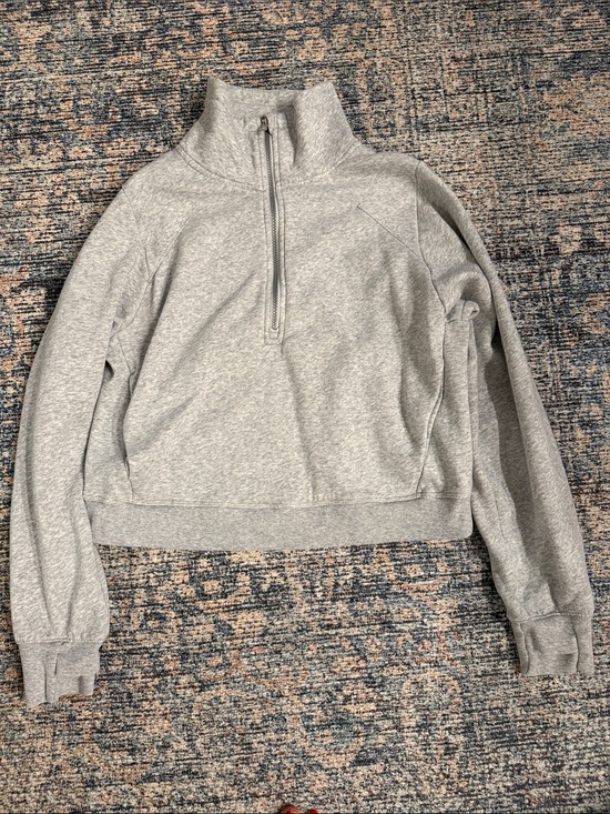 all in motion Sweaters - All in Motion Women's Grey Half-Zip Pullover Sweater Small